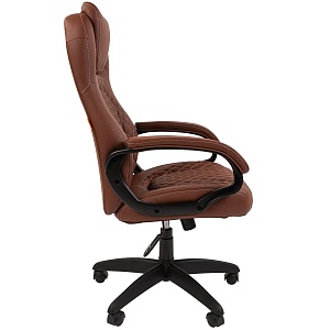 Офисное кресло CHAIRMAN 432, экокожа,  коричневый